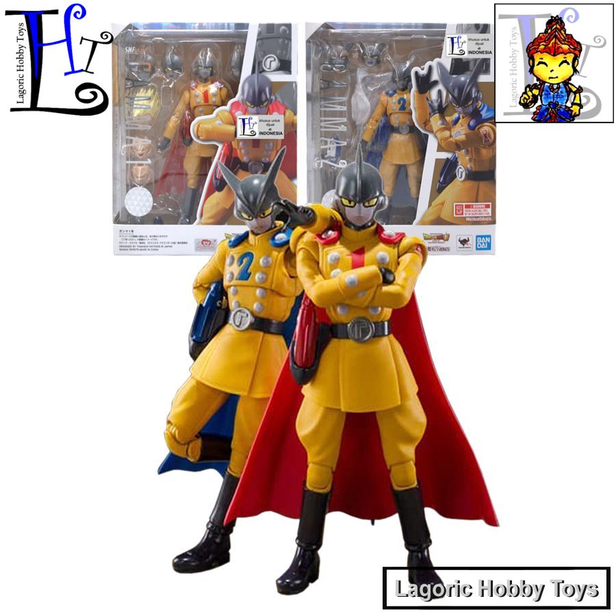 SHF Gamma 1 2 Set Dragon Ball Bandai Mainan Figure