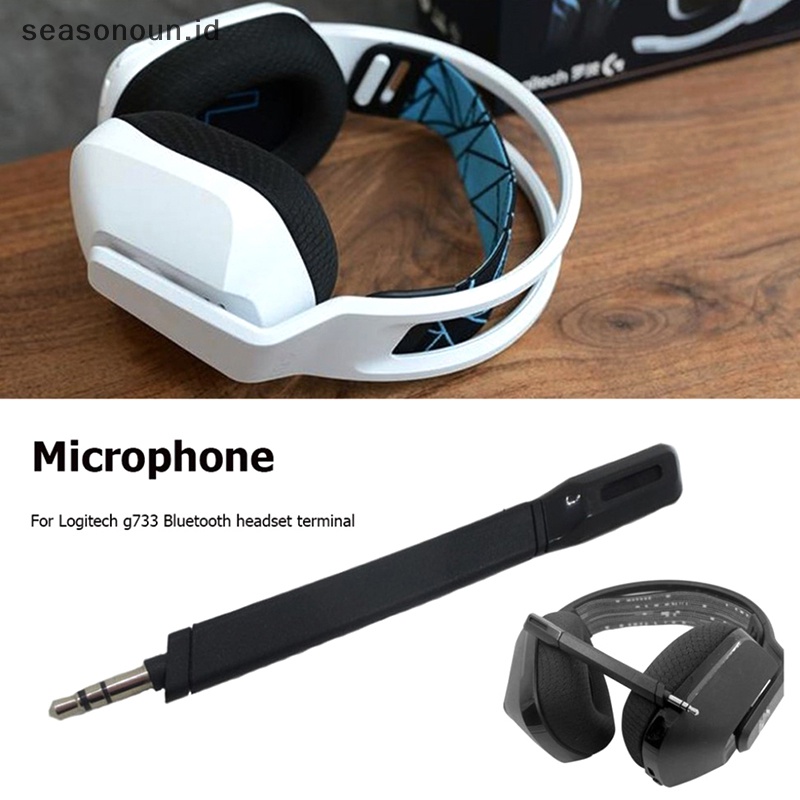 Seasonoun Mikrofon Headset Game Pengganti Mic 3.5mm Untuk Logitech G733 Lightspeed Headphone Mic Dengan Filter Suara.
