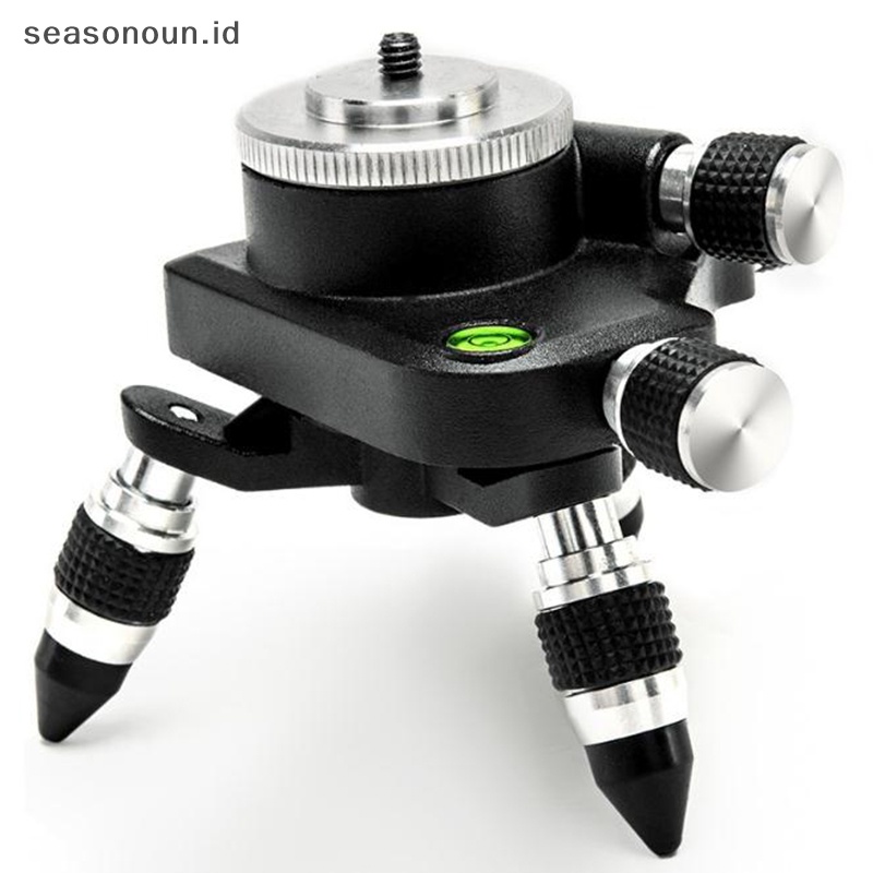 Adaptor Level Laser Seasonoun 12jalur360° Kit Alat Ukur Self Leveling Balok Silang 3D  .