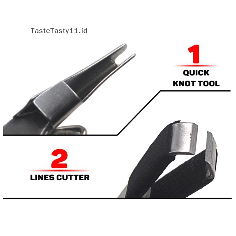 Tastetasty 4in1 Fast Tie Nail Knotter Line Cutter Clipper Nipper Hook Pengasah Pancing T.