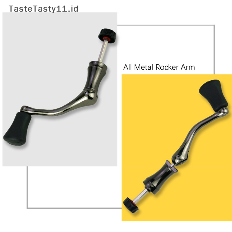 Tastetasty Metal Rocker Arm Spinning Reel Handle Grip Untuk Memancing Reel Replacement Spinning High Quality Aksesori Gulungan Pancing.