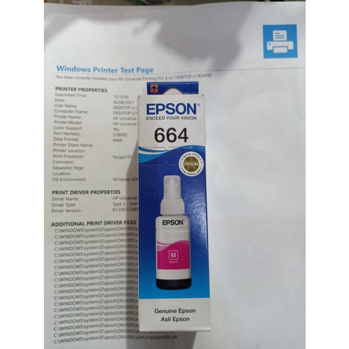 TINTA EPSON 664 - Hitam