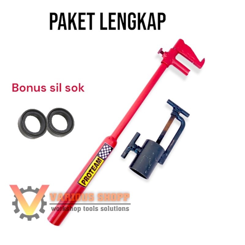 Paket Alat Lepas Seal Sil Shockbreaker Depan Motor / Oil Seal dan treker Shockbreaker depan motor