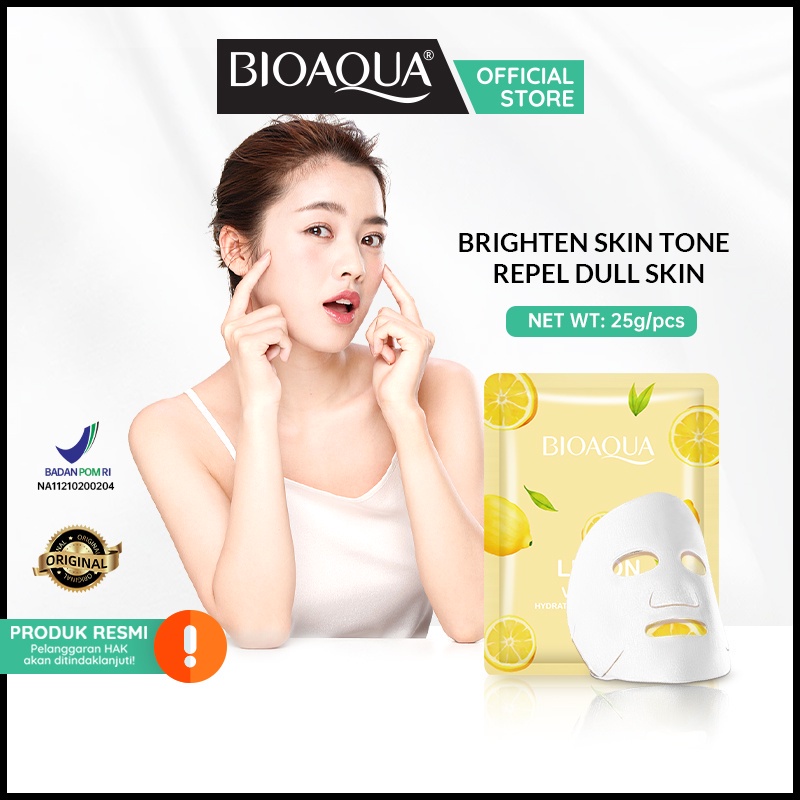 MADAME  BIOAQUA SHEET MASK SACHET MASKER TISSUE WAJAH BIOAQUA BPOM ORIGINAL