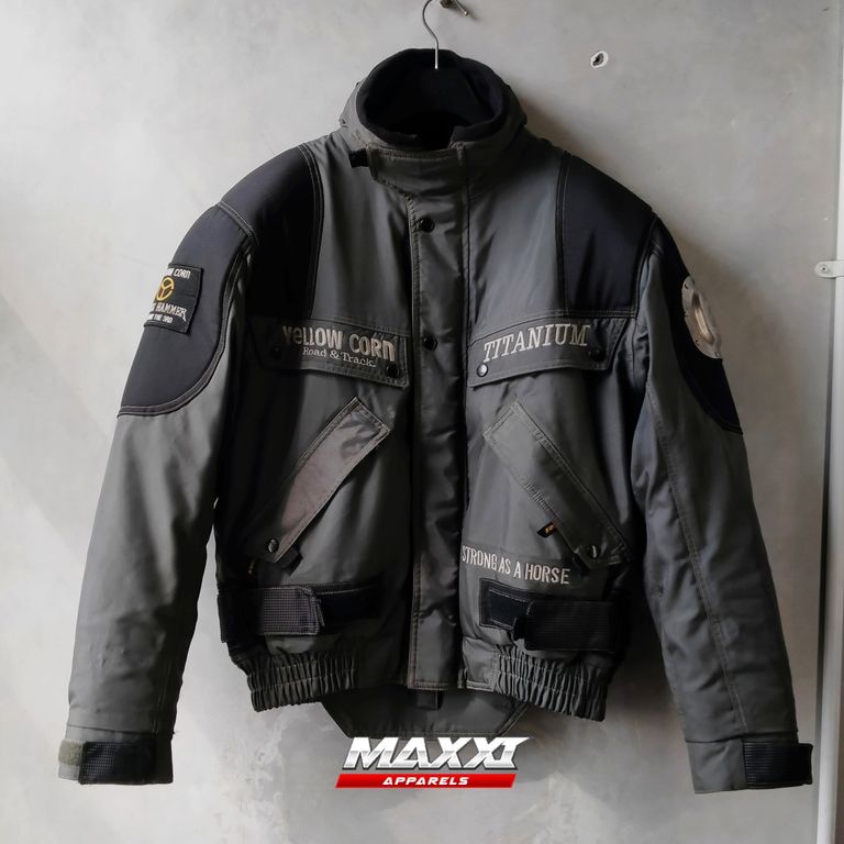 Jaket motor yellow corn - Titanium BB (85kg - 95kg)