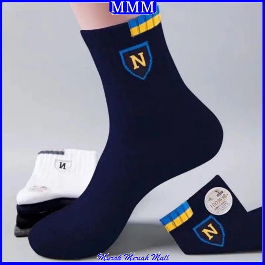 MMM Kaos Kaki Pendek N Fashion Korea Style Unisex 6703 Kaos Kaki Semata Kaki Ankle Socks Korean Model Style Import Murah