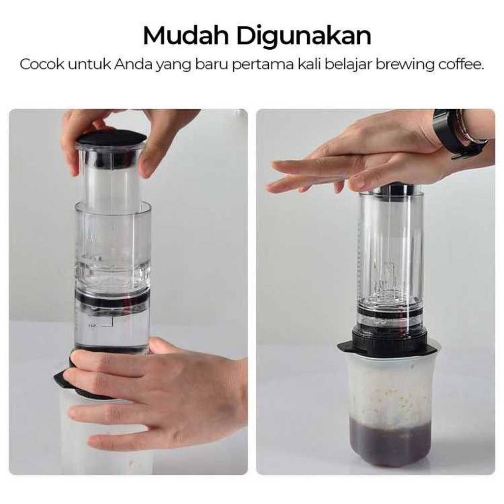 French Press Coffee Maker Set Alat Pembuat Kopi