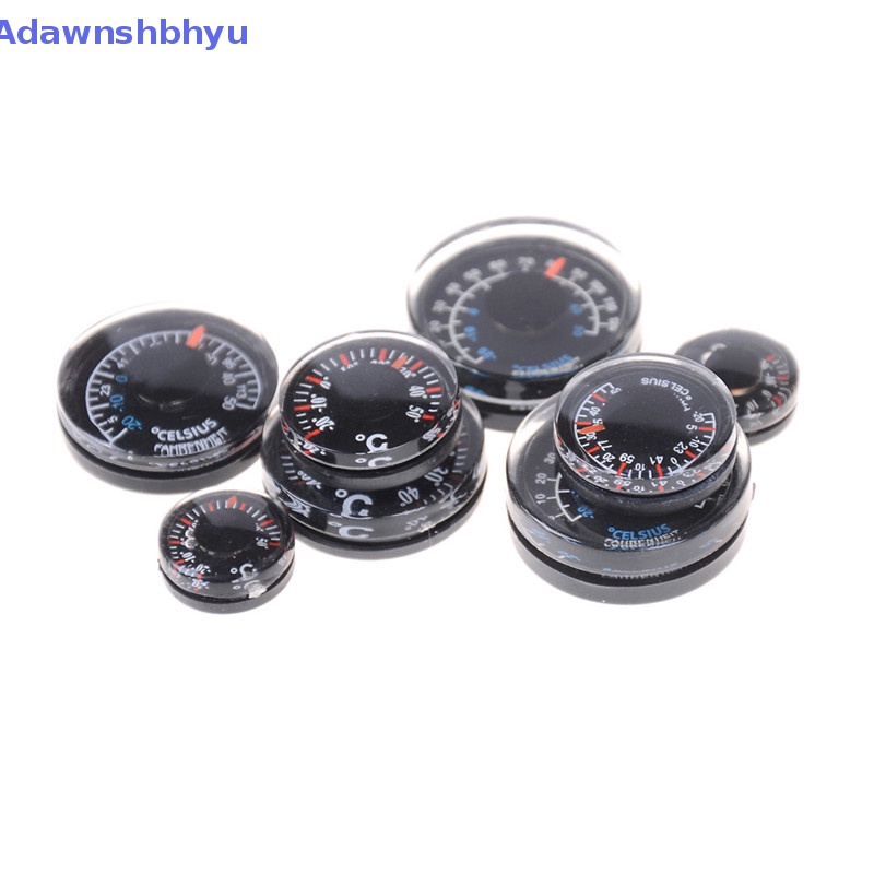 Adhyu 1PCS Termometer Plastik Bulat 15mm 20mm 25mm 27mm ID