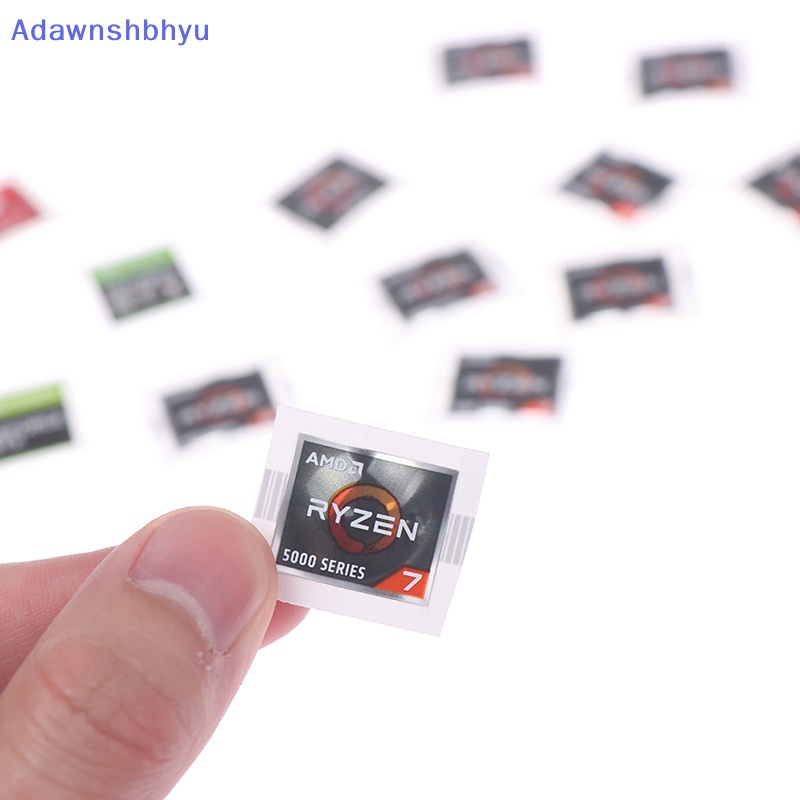 Adhyu AMD Processor Series Sticker ATHLON Ryzen R 3 5 7 Logo Generasi PRO7 Label ID