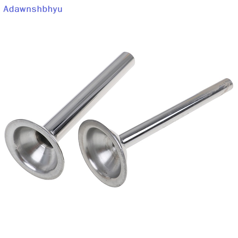 Adhyu 2xStainless Steel Sausage Stuffer Attachment Isian Tabung Cocok Untuk Penggiling Makanan ID