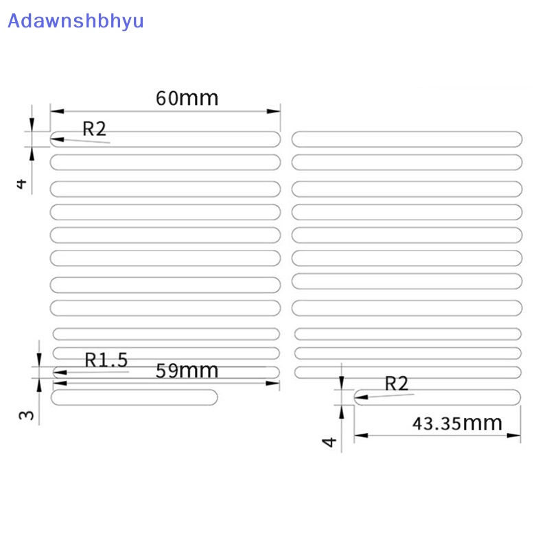 Adhyu D65 keyboard Mekanik Penyerap Goncangan cotton sliver Paking Busa D65 Paking ID