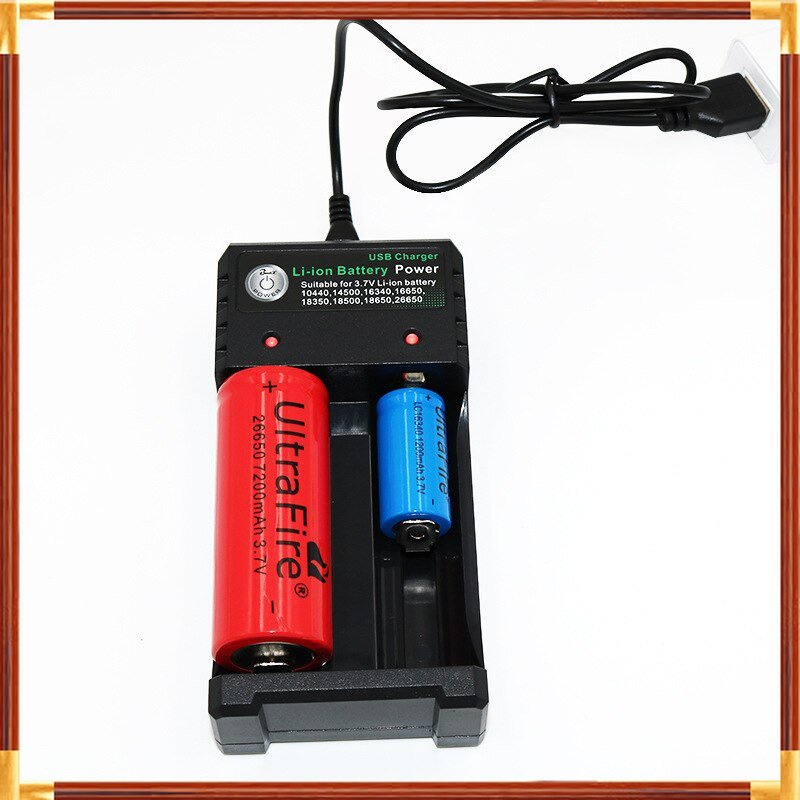 MURAH Bmax Charger Baterai 18650 18500 26650 2 Slot - BH-042100-02U - Black MURAH