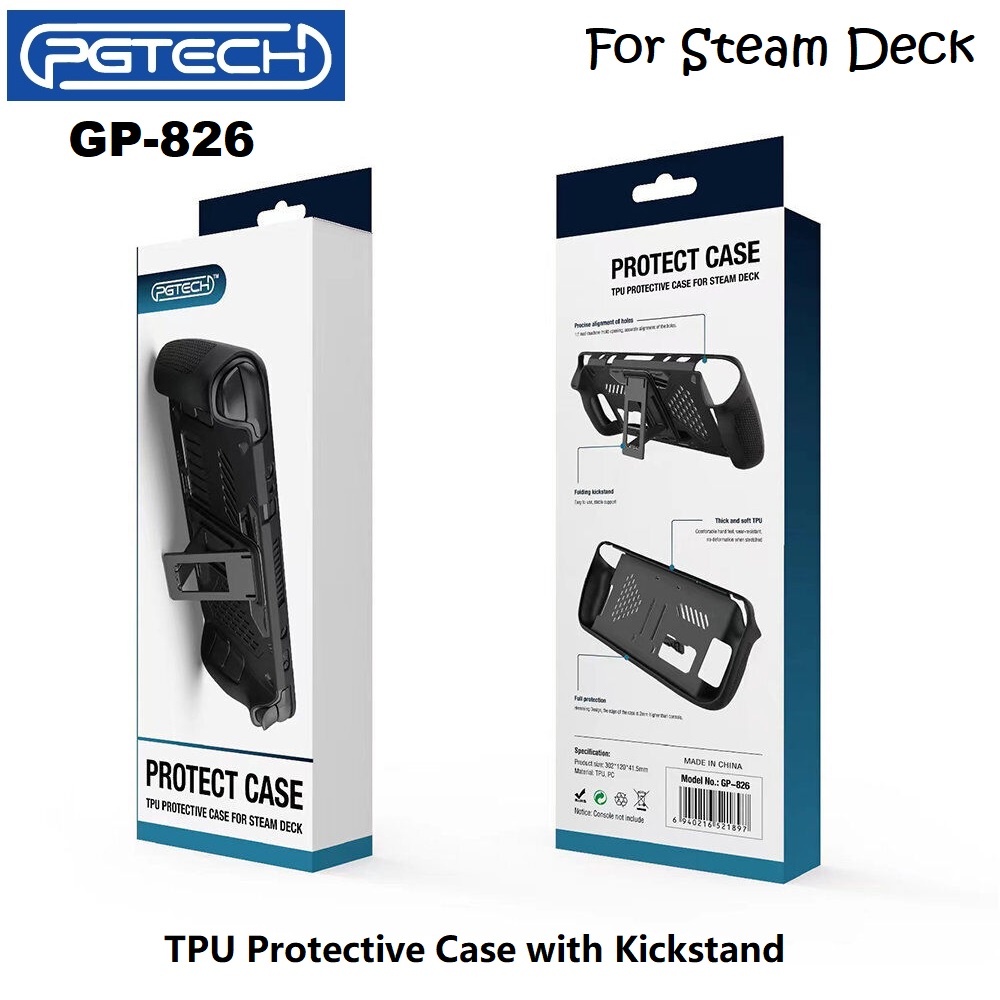 PGTECH TPU Case with Stand for Steam Deck - Casing Hard Shell - GP-826