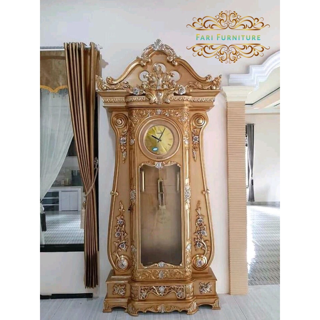 Jam Hias Jati Furniture Jepara