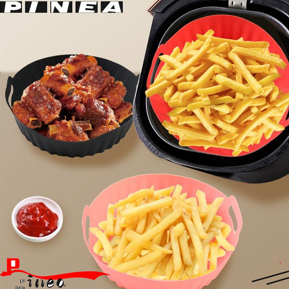 Panci Silikon Bulat Nanas Lembut Masak Reusable Pizza Plate Baking Basket