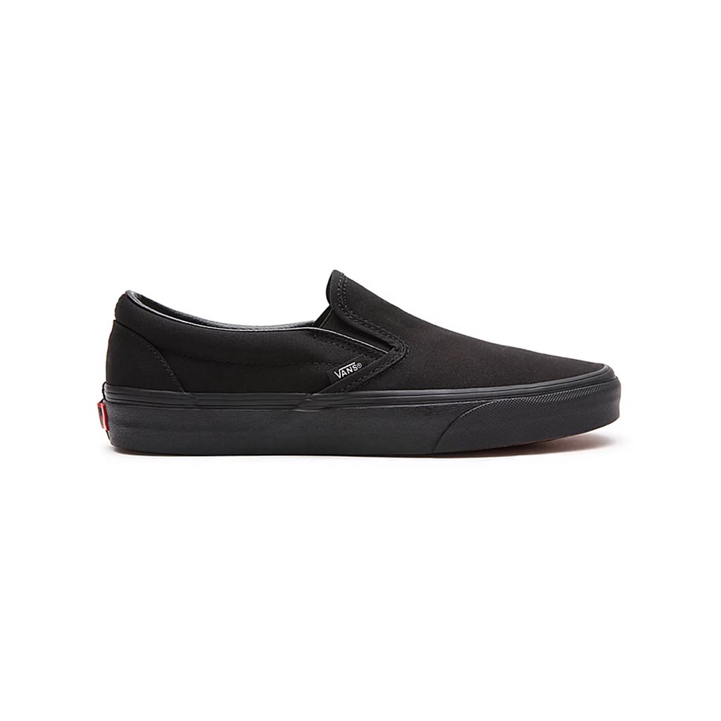 SEPATU VANS OFF THE WALL | SLIP ON BLACK BLACK