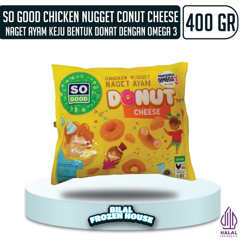 

So Good Chicken Nugget Donut Cheese 400gr