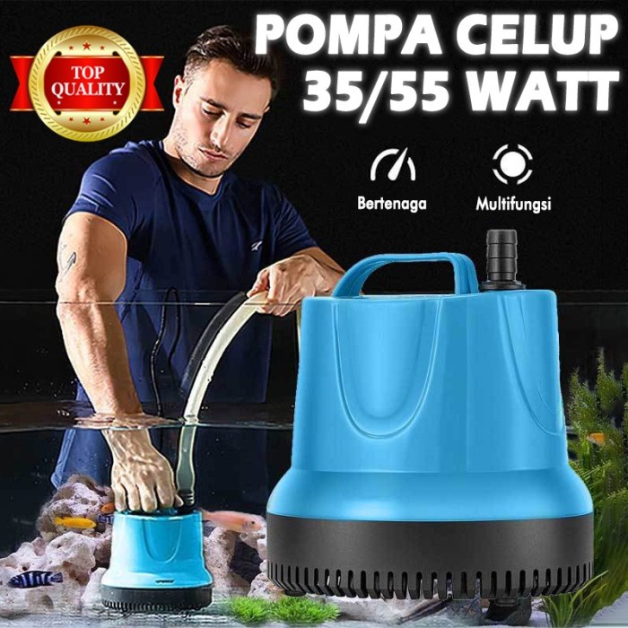 pompa celup submersible pump 55w mesin pompa air pompa sedot kolam - 35 Watt