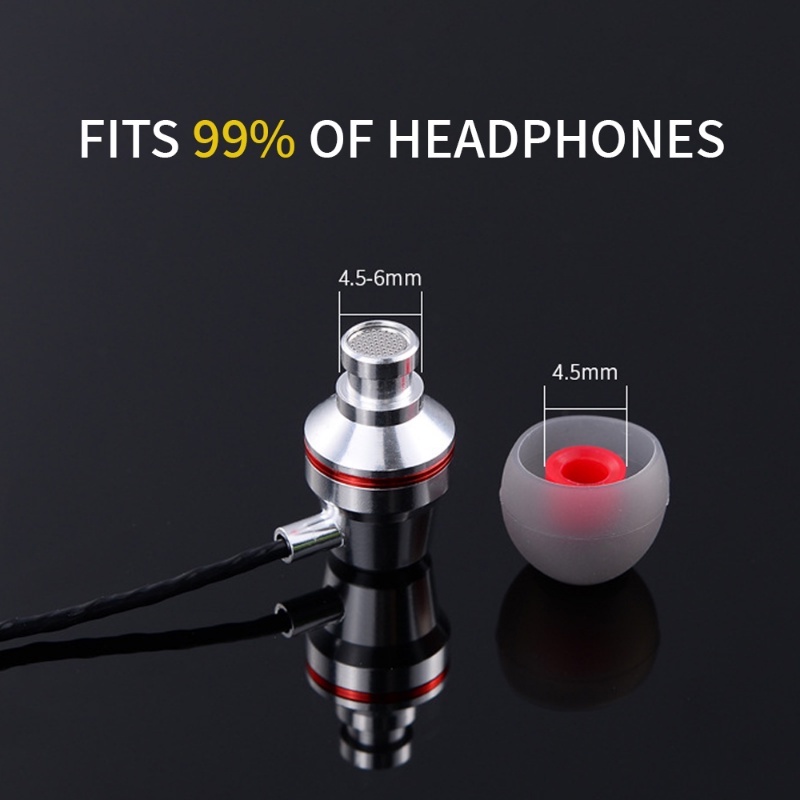 6pcs/3pasang Baru Universal Dilepas Anti-Alergi Lembut S/M/L In-ear Headset Earbuds Portable Nyaman Pengganti Earphone Silikon Shockproof Eartips