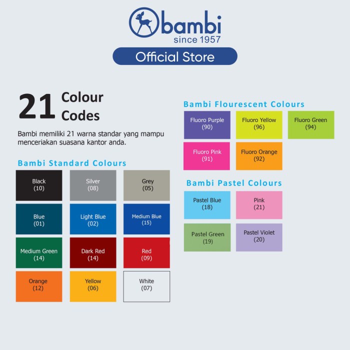 

✨BESTSELLER✨ - Bambi 1033 Magazine File - All Colour (Pilih Warna) - Blue- 1.2.23