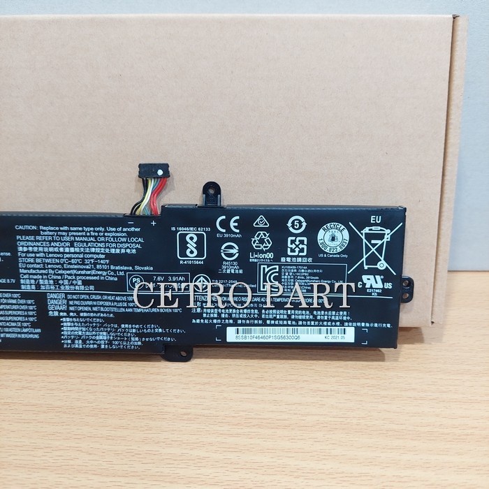 Baterai Laptop LEN IdeaPad 330-15IKB 330-15ICN L17l2PF1 L16C2PB1 NEW