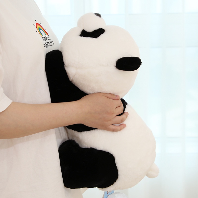 Kain Katun Pp Isi Dan Breathable Panda Plushie Realistis Untuk Kulit Sensitif