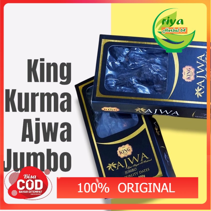 

Kurma Ajwa JUMBO Syifa 500gr - Kurma Ajwa Madinah Premium | Kurma Nabi Golden Tamr Almadinah Saudi