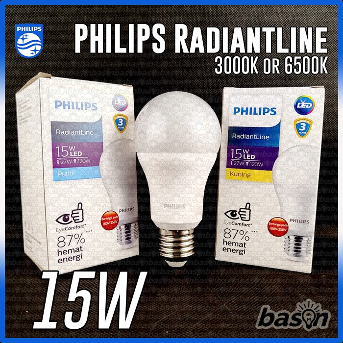 PHILIPS RadiantLine LEDBulb 15W E27 - Bohlam Lampu LED