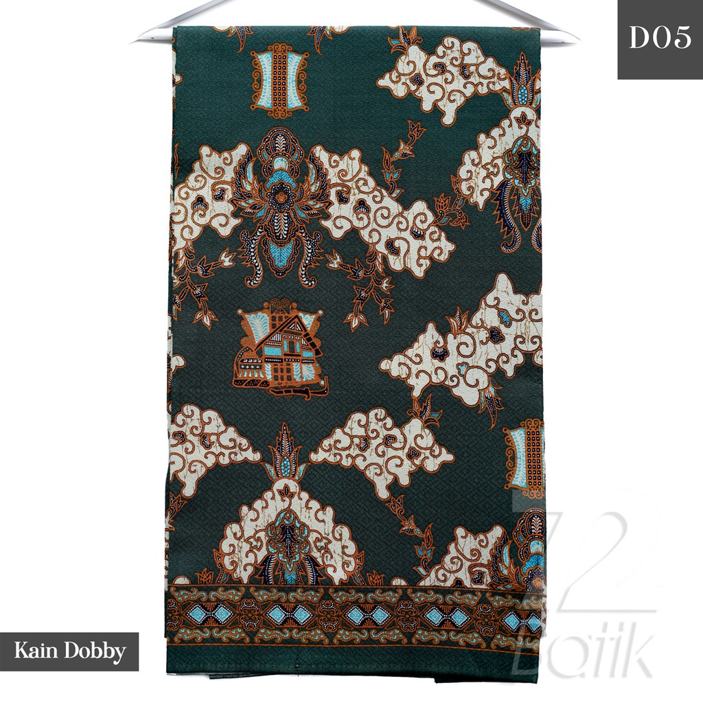 KAIN BATIK PREMIUM Dobby Motif Rumah Adat Warna Biru Dongker Coklat Cokelat Choklat 723751 Cap 72 Jarik Jarit Samping Kebat Panjang Batik Dobby Modern Premium Bahan Seragam Batik Pernikahan Kantor Keluarga Murah Kamen Jadi Batik Bali Lembaran