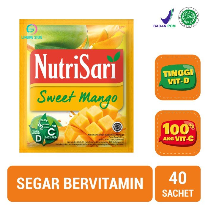 

NutriSari Sweet Mango (40 Sch)