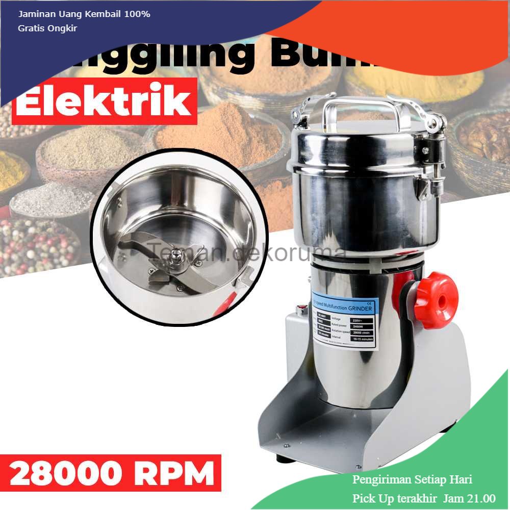 TD - DPR JING GONG YI Penggiling Bumbu Kering Electric Spices Grinder 800 Gram - HC-800Y