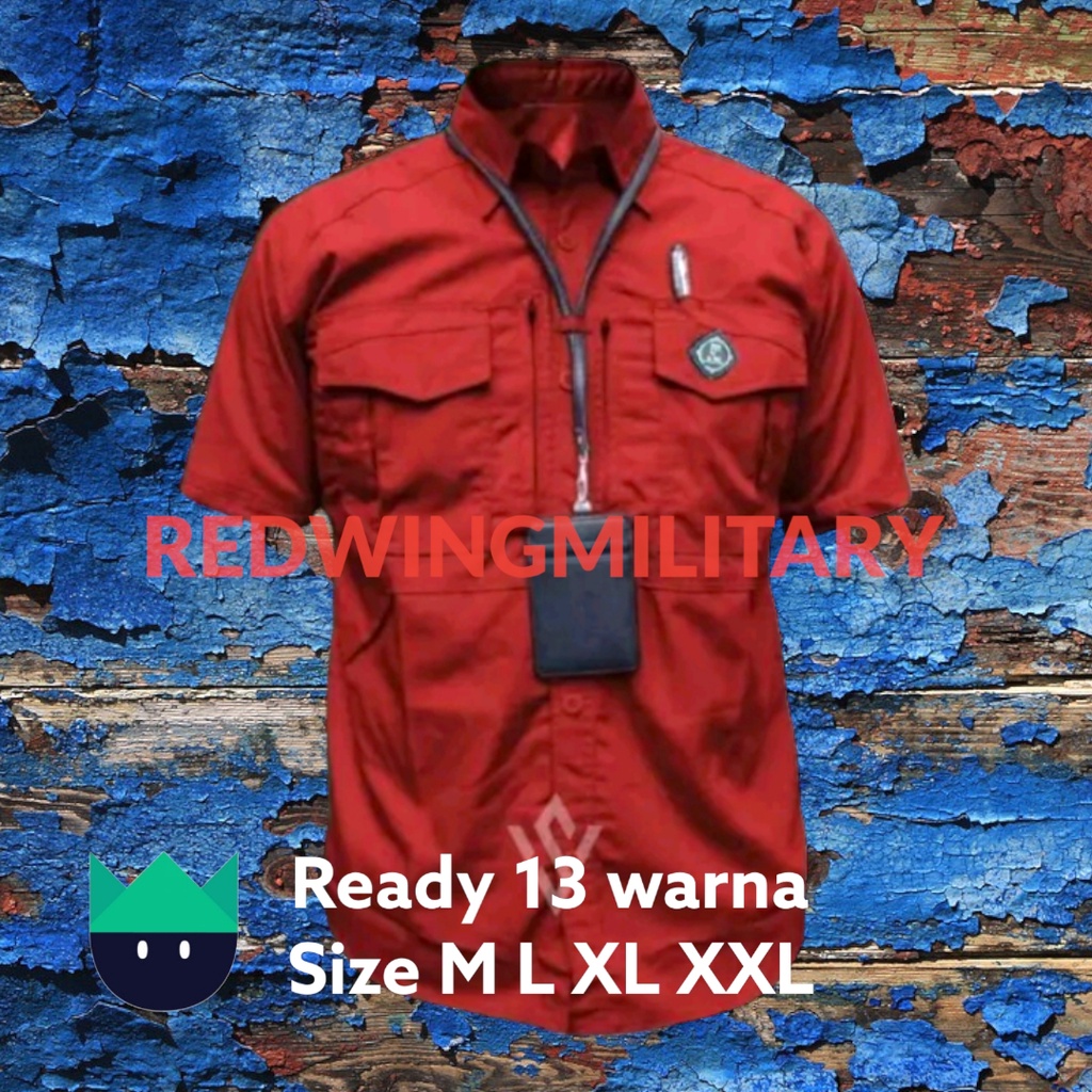 Kemeja Lapangan M Tac/Kemeja Tactikal M Tac Lengan Pendek