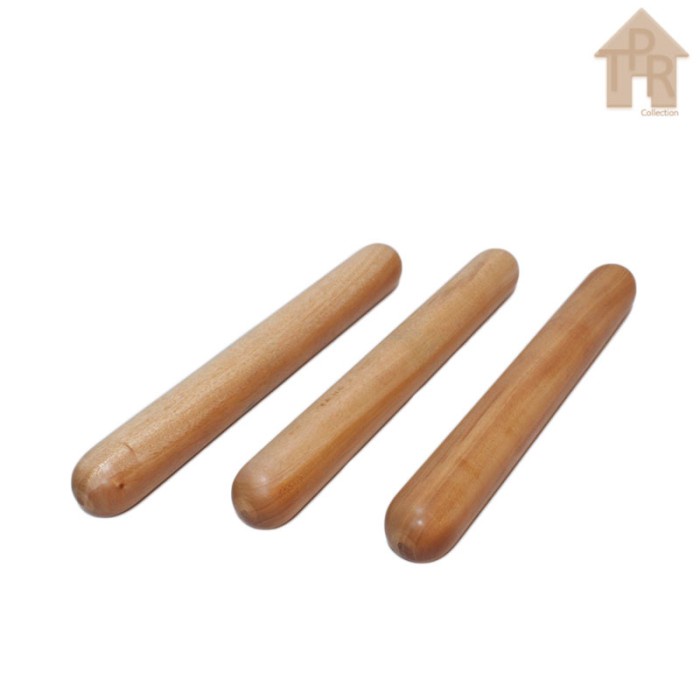 Rolling Pin Kayu Penggilas Adonan / Penggiling Manual - Mahoni