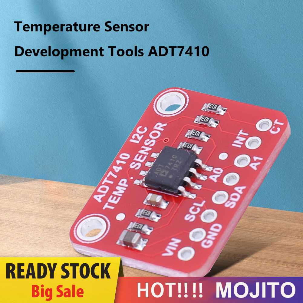 Alat Pengembang Sensor Suhu ADT7410 Papan Breakout I2C Akurasi Tinggi