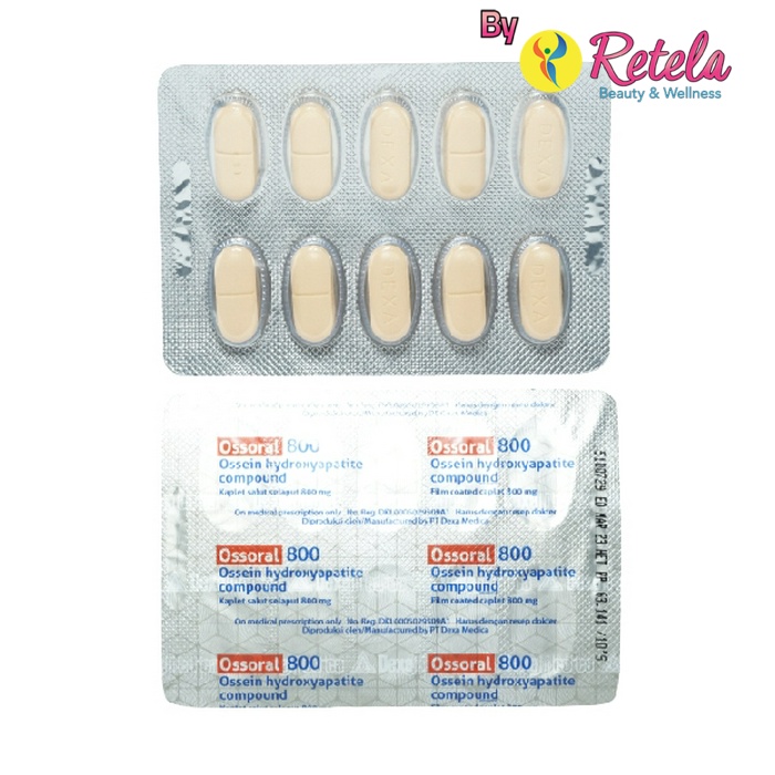 OSSORAL 800MG 1 STRIP ISI 10 TABLET