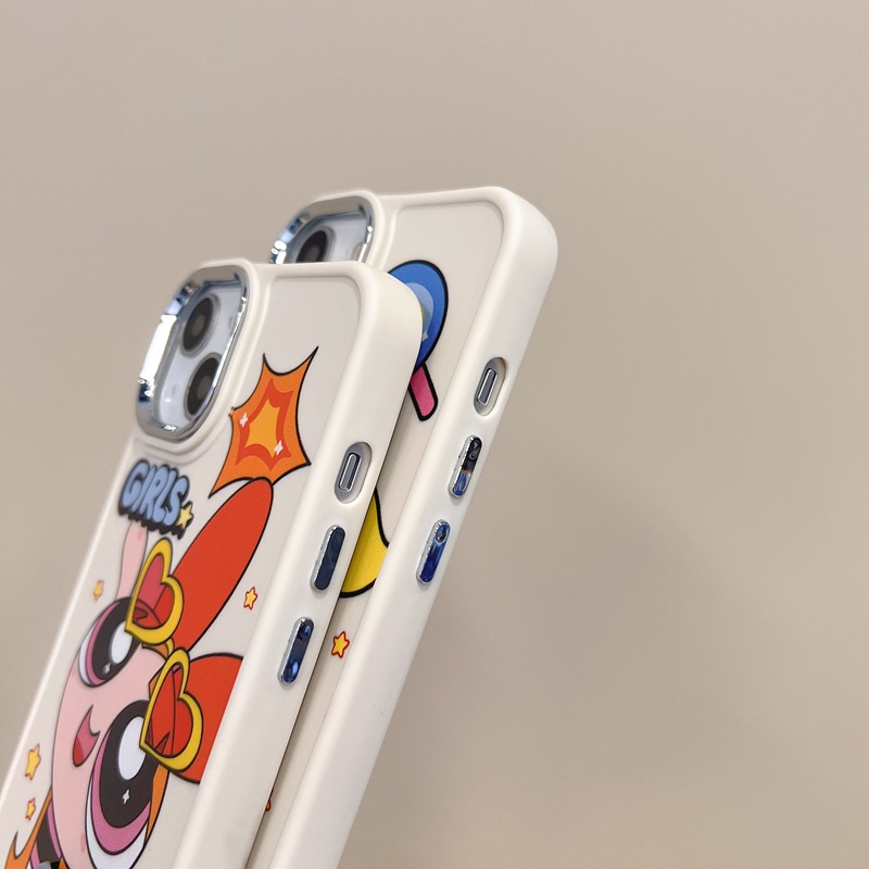 All New Electroplated Camera Skin Silicone Soft Case IPhone 11 12 13 14 Pro Max Women's Fashion Gift Cute Cartoon Phone Case Who's Got the Power