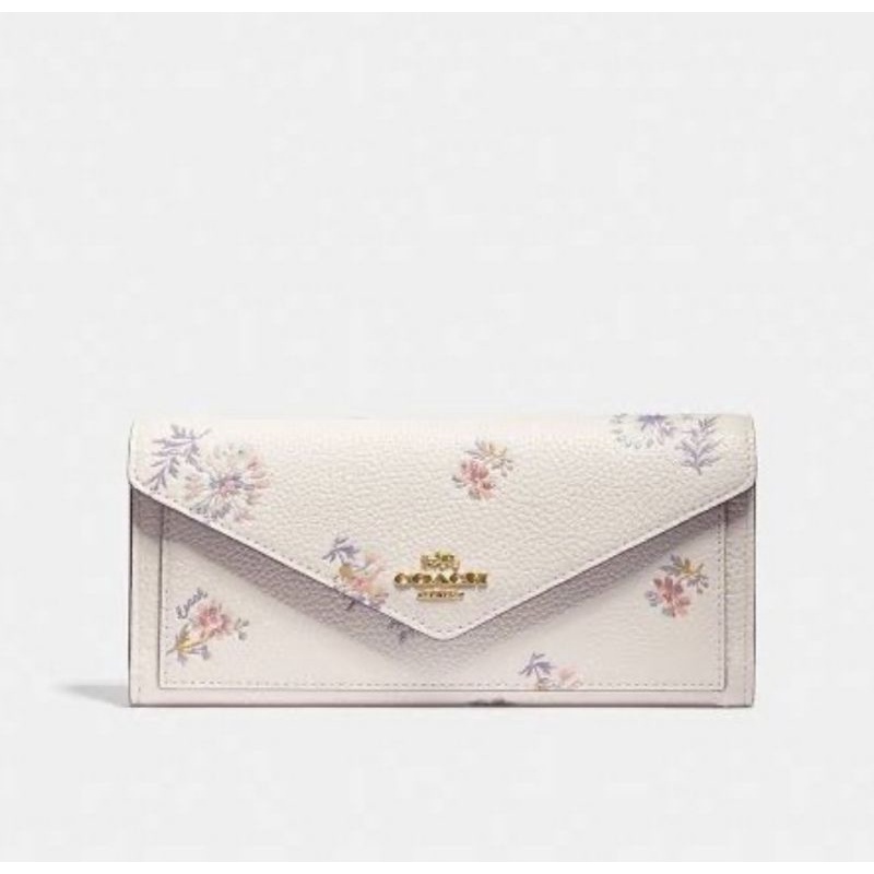 Coach Soft Wallet With Meadow Prairie Print(69842)