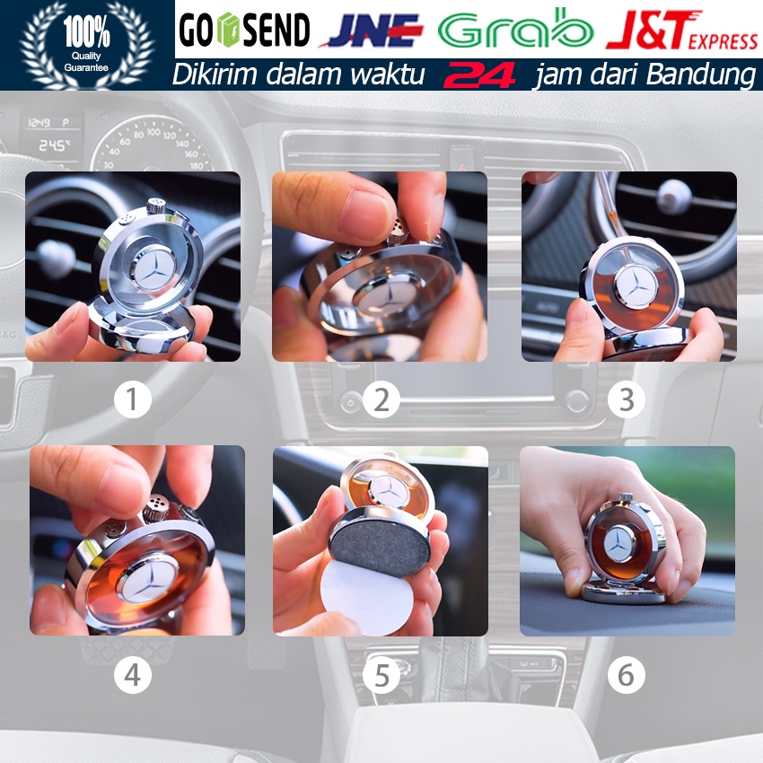 Farfum Mobil Cair / Botol Kaca Farfum Mobil / Aromaterapi Bisa Isi Ulang Mobil Logo Opsional