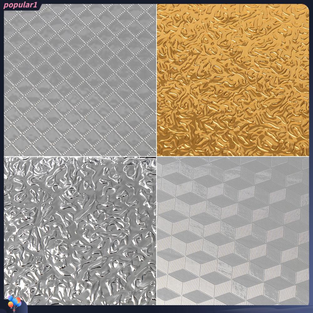 Populer 100CM Stiker Dapur Lemari Anti Air Minyak Anti Air Aluminium Foil
