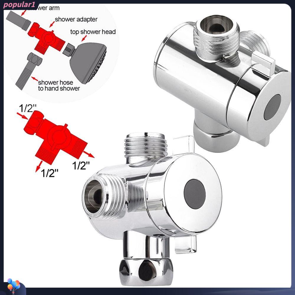 Populer Three Way Valve Adjustable Toilet Chrome 1/2inch T-adapter