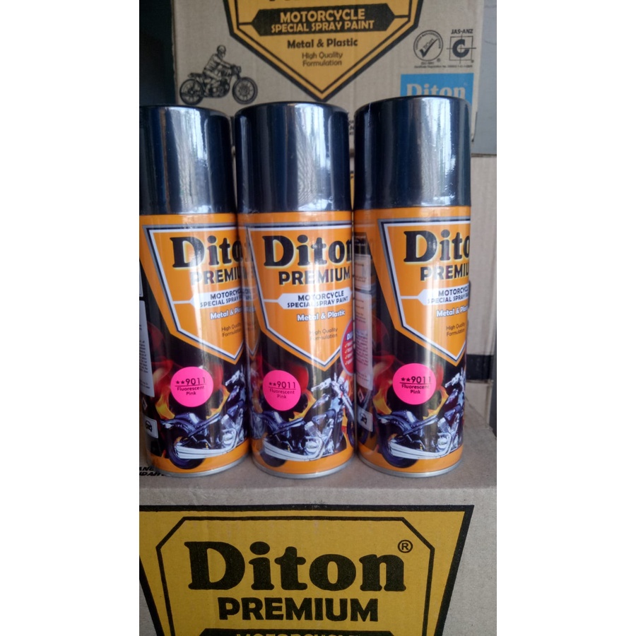 pilok pilox diton premium stabilo pink 9011 400cc fluorescent pin f 9011**400cc cat semprot diton premium