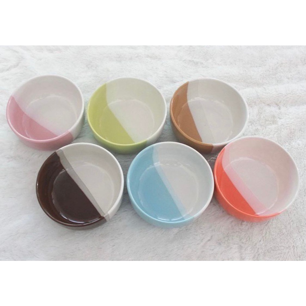 Mangkok Keramik Two-Tone