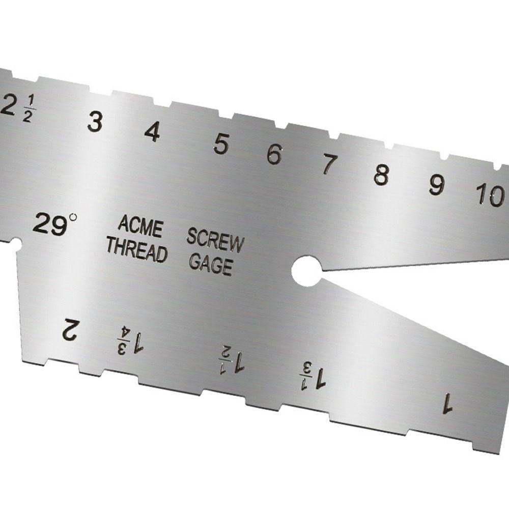 TOP Angle Gauge Carpenter Besi Carbon Steel Thread Bit Gauge/Pengukur Sudut Siku