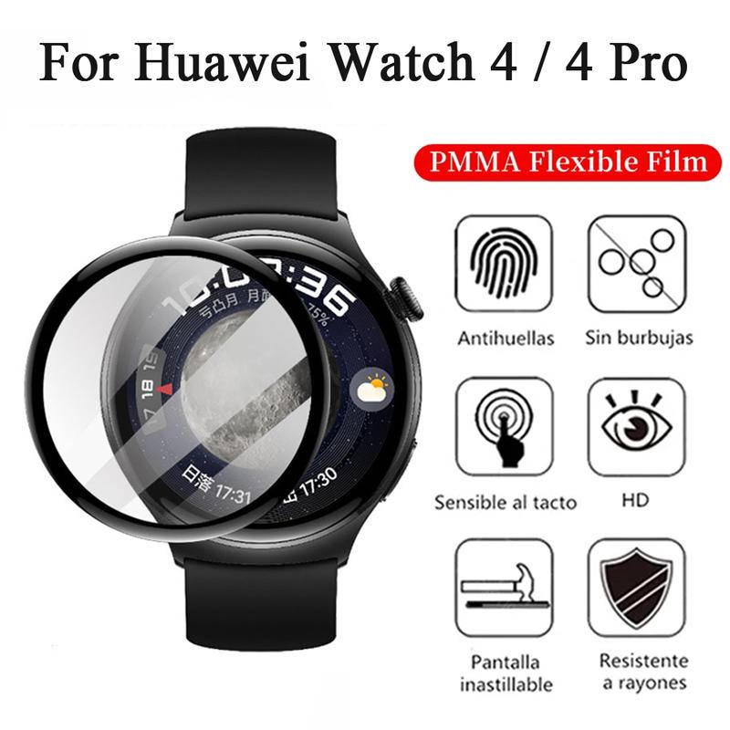 3d Full Cover Anti blue light Pelindung Layar Untuk Huawei Watch 4pro Lembut Fleksibel HD Bening Film Pelindung Untuk Huawei Watch4 Pro 48mm 46mm