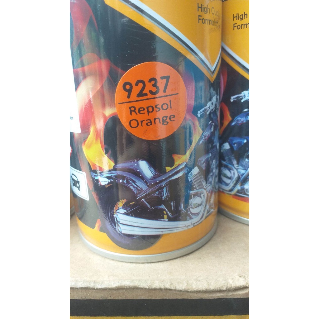 pilok Diton premium Repsol orange 9237 400cc pilox Repsol cat semprot tahan bensin cat semprot diton premium