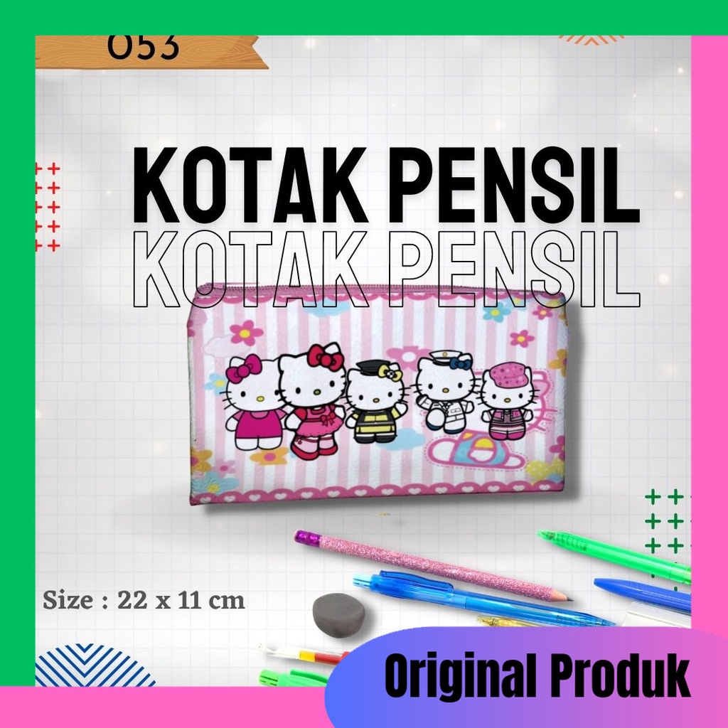 

Tempat Pensil, Kotak Pensil 053 gambar Hello Kitty Serbaguna Murah Dan Kualitas Terjamin , Original Produk Bahan Tebal