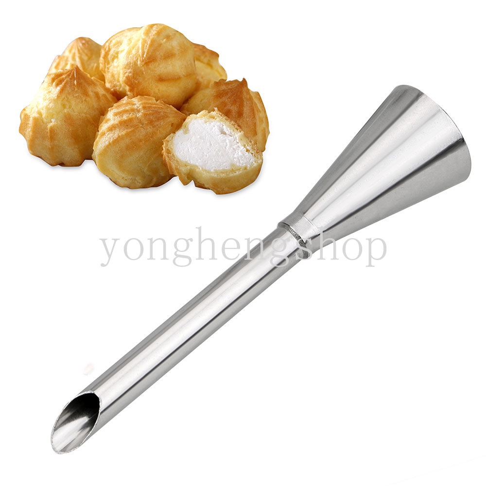 Stainless Steel Cream Icing Piping Nozzle Tips Pastry Cupcake Puff Cream Injector Rusia Nozel Dapur DIY Alat Kue Makanan Penutup Alat Dekorasi Kue