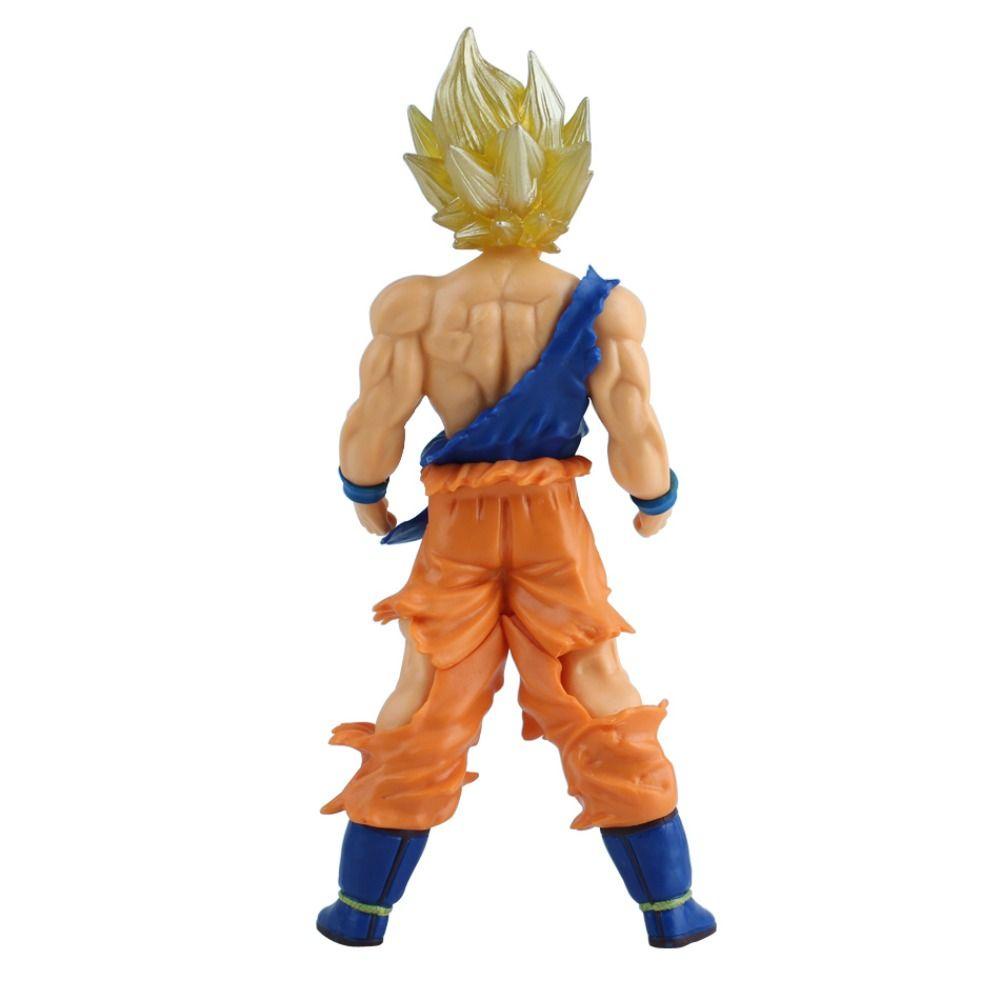 NEEDWAY Needway Son Goku Anime Figure Hadiah Natal Anak Hadiah Desktop Ornamen Anime Peripheral Anime Kostum Alat Peraga Anime Jepang Figure Model Mainan Goku Figure Toy