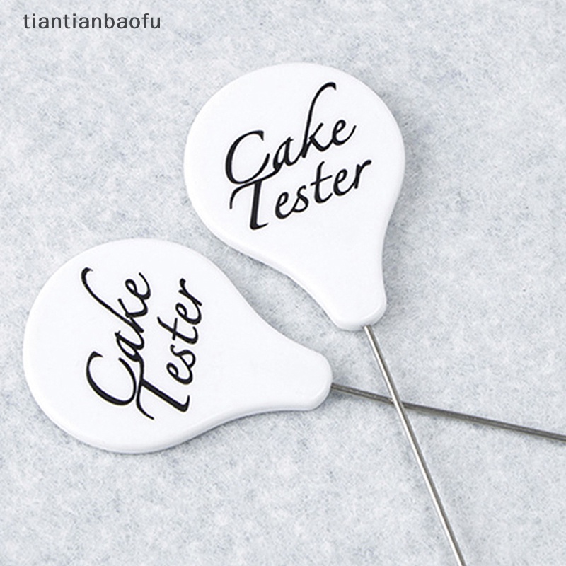 [tiantianbaofu] 1pc Tester Kue Probe Tusuk Baking Checker Cupcake Roti Stainless Steel Alat Butik