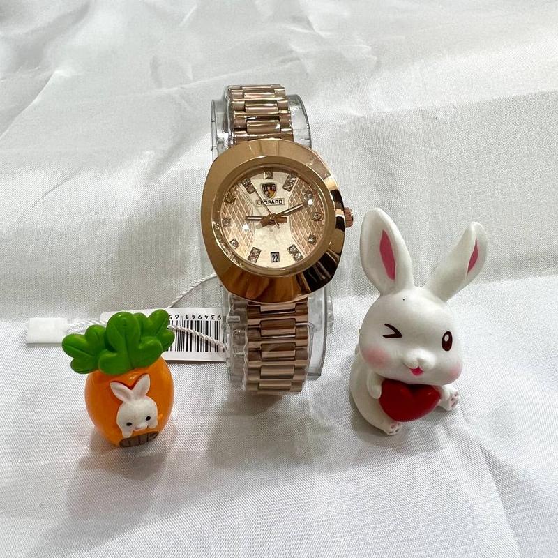 Jam Tangan Wanita LEOPARD Rantai Stanless Stell 8040 Kecil